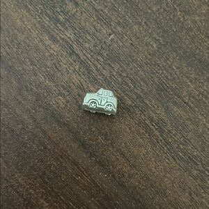 Silver Taxi Charm